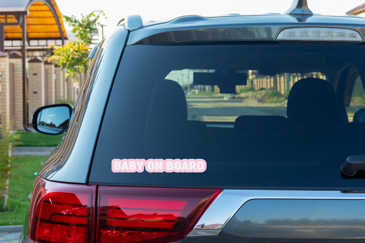 "Pastels" Baby on board decal
