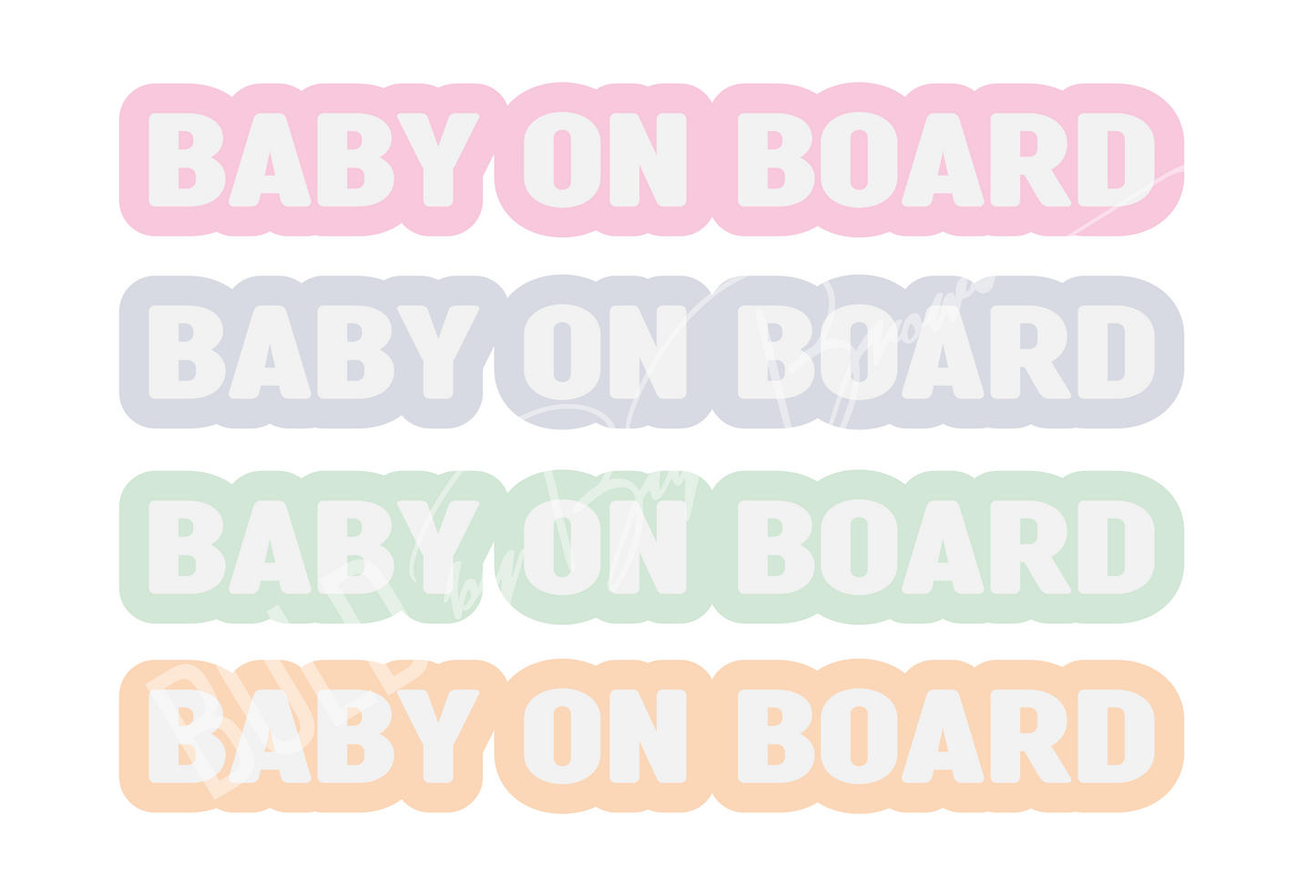"BoB" Baby on board Digital Download SVG